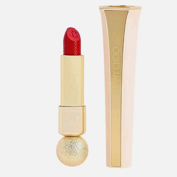 JIMMY CHOO Seduction Collection #001 Red Carpet Satin Lip Colour Lipstick NEW - Picture 4 of 9